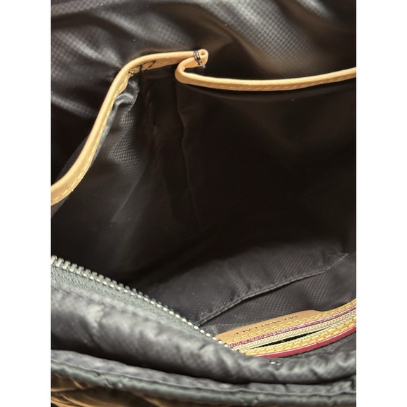 MZ Wallace Crosby Crossbody Black Quilted Nylon Bag - Multi-Strap Designer Purse - Picture 6 of 13